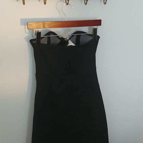 NWT honey suckle | dark wash denim midi dress - Picture 6 of 7